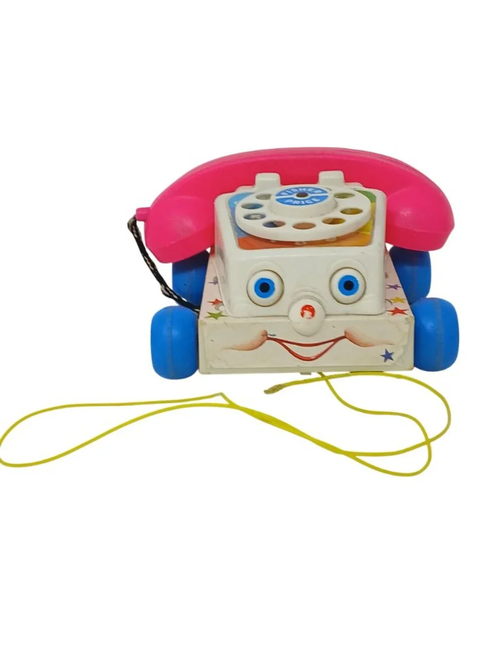 Fisher Price Chatter Phone Pull Toy Telephone Model Vintage 1985 #I-12